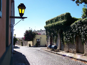 Colonia del Sacramento, en la costa oeste de Uruguay