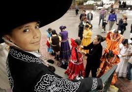 People celebrating special day in Mexico